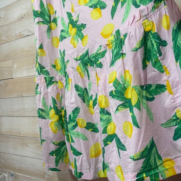 J. Crew Pink Lemon Square Neck MIDI Dress Women’s Size 4 - Picture 7 of 10